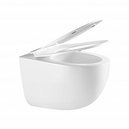 Подвесной унитаз безободковый Terminus Енисей Monolit 560х390 белый Сургут - фото 7