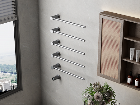 Аккорд П5 500х800 электро Полотенцесушитель TERMINUS Оружейная сталь Сургут - фото 5