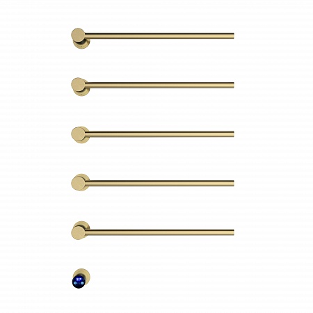 Аккорд П5 500х800 электро Полотенцесушитель TERMINUS Брашированное золото Сургут - фото 2