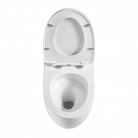 Подвесной унитаз безободковый Terminus Енисей Monolit 560х390 белый Сургут - фото 3