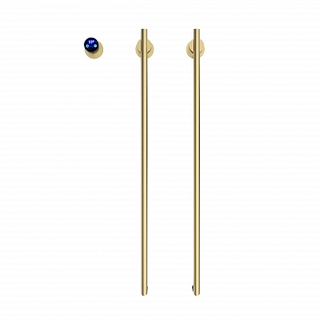 Рондо П2 350х760 электро Полотенцесушитель TERMINUS Брашированное золото Сургут - фото 2